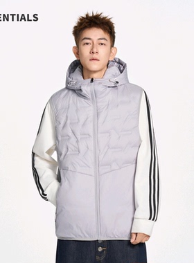 ESSENTIALS男式羽绒服2025秋冬90鸭绒保暖马甲青年无袖羽绒外套
