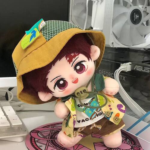 灶门炭治郎鬼灭之刃20属性cm棉花娃娃可爱周边卡通公仔玩偶礼物