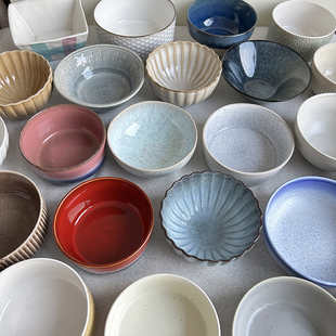 〖高级感大碗〗瑕疵深盘家用菜碗陶瓷沙拉碗个性饭碗燕麦碗早餐碗