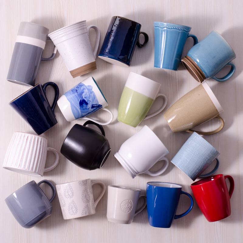 餐具陶瓷单个喝水办公杯马克杯