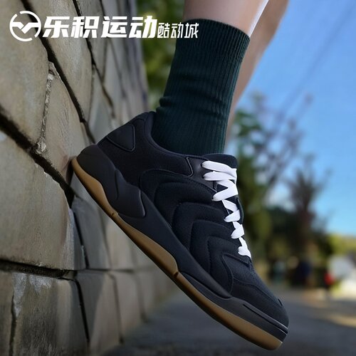 乐积运动 JORDAN Session 黑棕 百搭复古低帮休闲鞋 IB3731-001