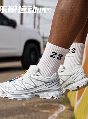 乐积运动 SALOMON萨洛蒙 XT-6 冰川白 通勤户外运动跑步鞋 412529