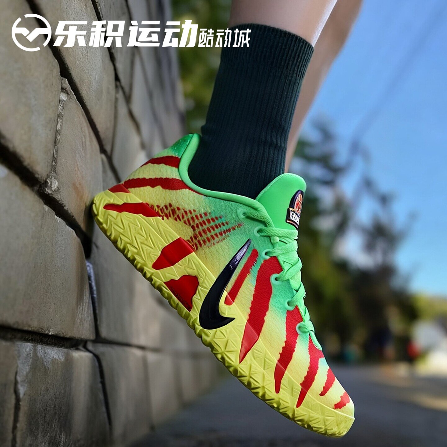 乐积运动Nike×JurassicPark JA3 莫兰特三代篮球鞋 IU7239-300图片