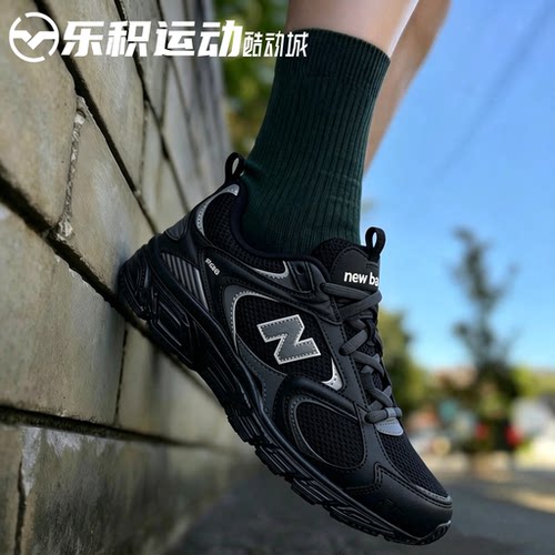乐积运动 NEW BALANCE NB408黑武士百搭低帮休闲运动跑步鞋ML408K