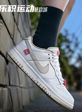 乐积运动 NIKE DUNK LOW 白粉 低帮休闲板鞋 DX6060-121