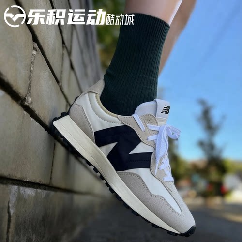 乐积运动 NEW BALANCE NB327 米灰通勤低帮复古休闲跑步鞋MS327FE