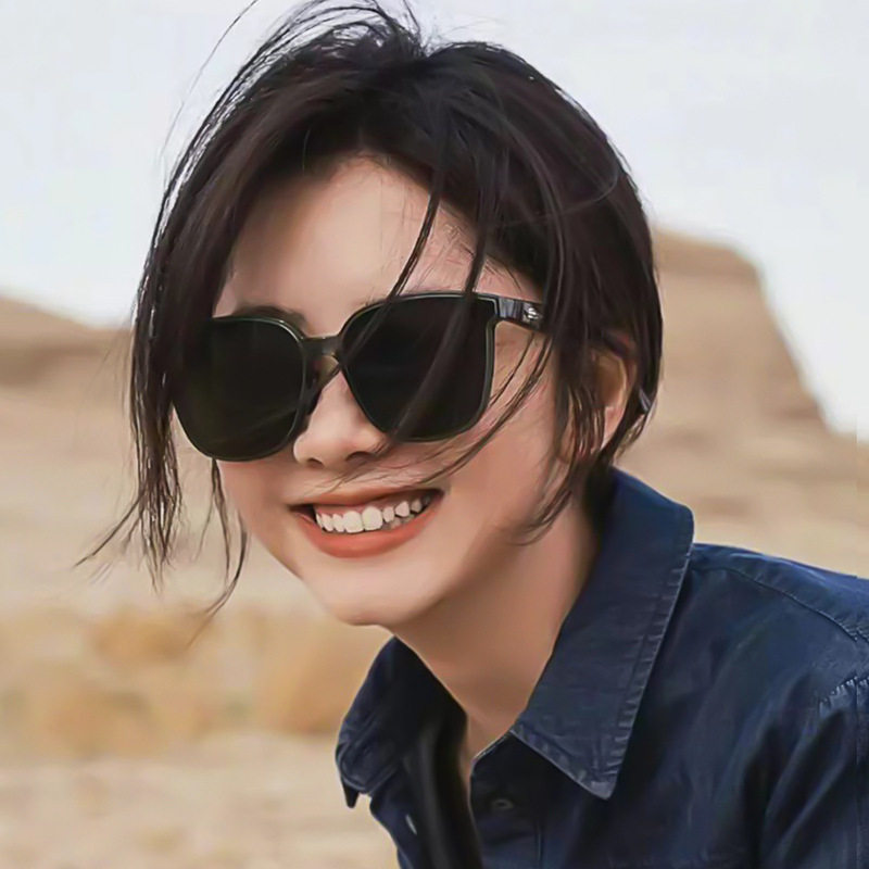 新款GM墨镜女高级感大脸显瘦
