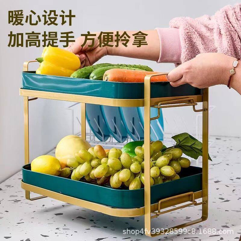 网红杯子收纳置物架客厅两三层沥