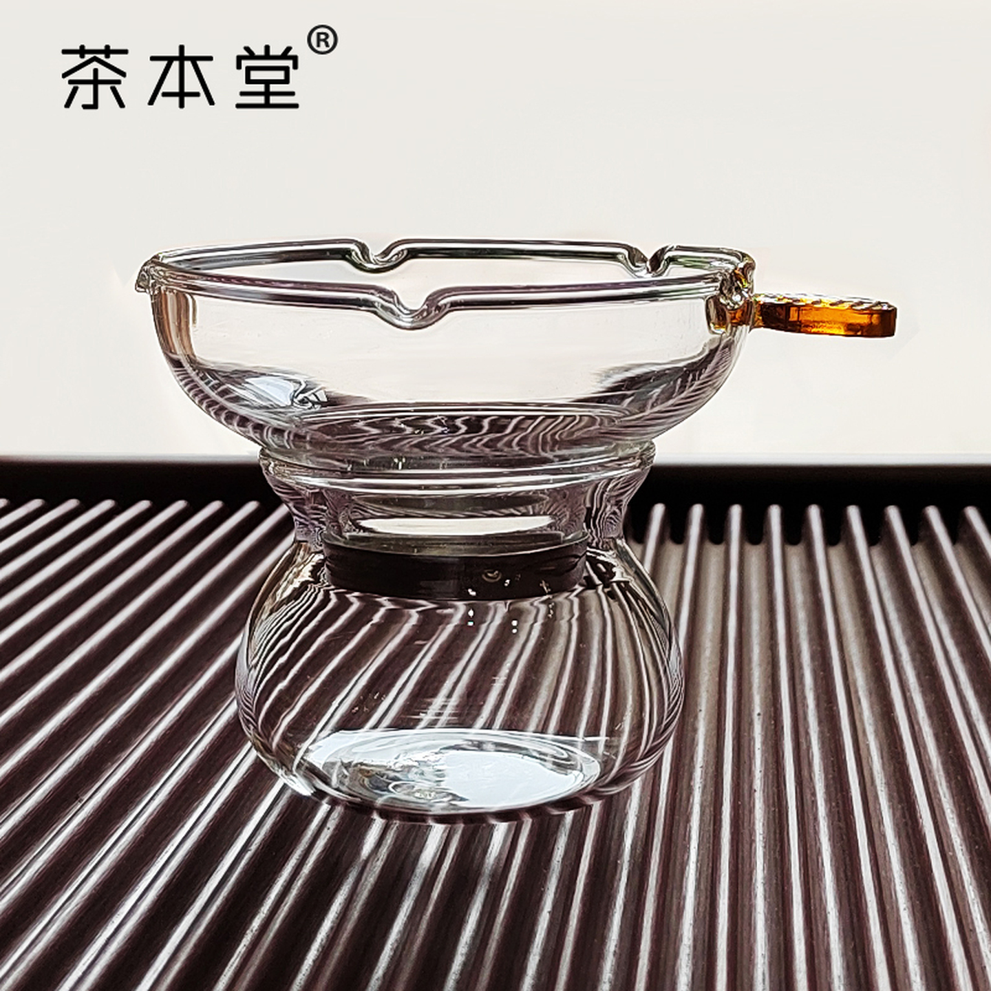 茶本堂過濾網不銹鋼茶漏公杯通用