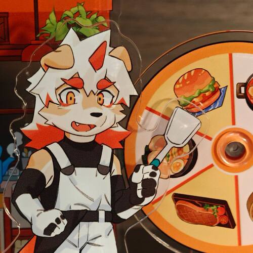 furry周边吽转盘亚克力套