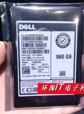 Dell 960GB SSD SATA MU MLC 2.5 0DD4G0 SM863A 服务器固态硬盘