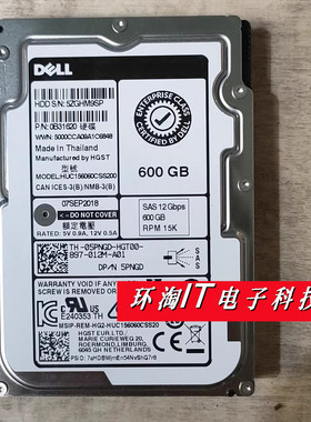 DELL HUC156060CSS204 0TRCN6 TRCN6 600G 12Gb 15K 2.5 SAS 硬盘