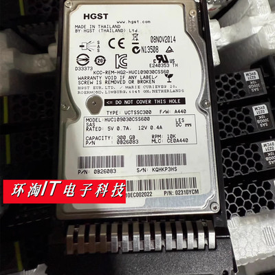 原装 02310YCM RH2288H V3 RH5885 5288 V3硬盘 300G 10K SAS 2.5