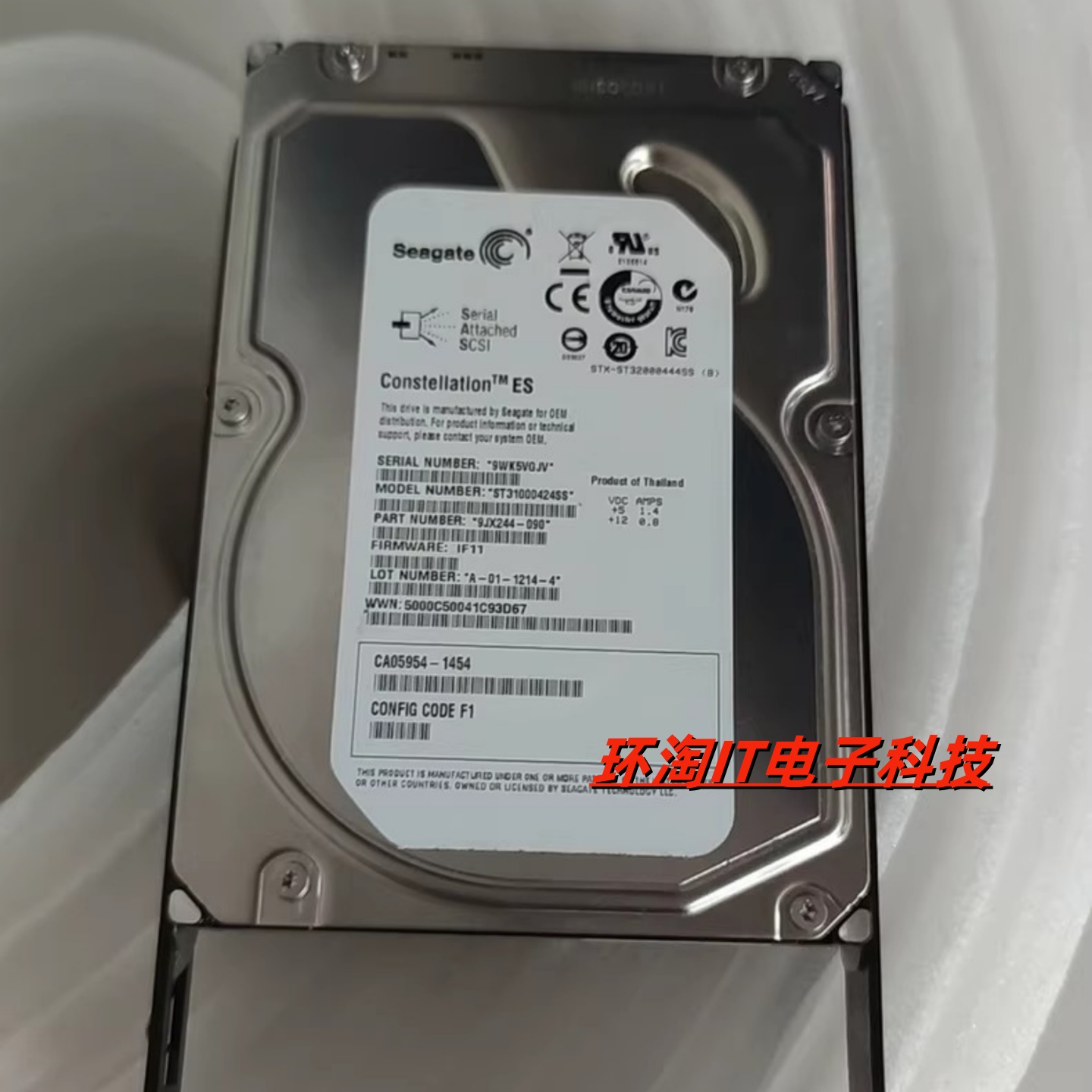 CA06910-E270 1TB 7.2K SAS 3.5 DX60 DX80 原装拆机硬盘