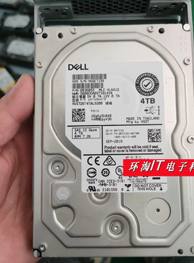 Dell 0NT1X2 HUS726T4TALS200 4T 7.2K 12Gb 3.5 SAS 服务器硬盘
