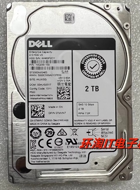 DELL 0TMVN7 TMVN7 ST2000NX0463 1VD230-150 2T SAS 2.5寸 硬盘