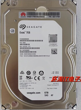 原装02311FNH 6T SAS 3.5 12Gb RH2288H RH2298 V5 V3 服务器硬盘