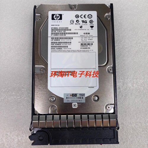 6000 EVA SAS M6612 AP871A 583717-001 存储硬盘 450G 15K 3.5