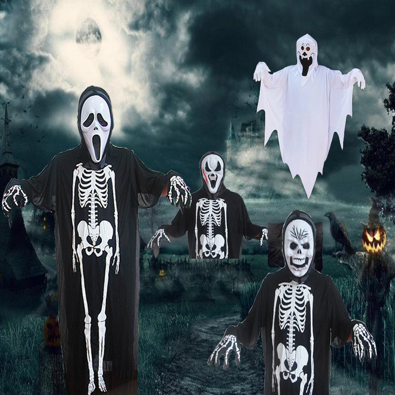 Halloween COS Makeup Dance Clothes & Accessories adult children terror Mask Sickle Skull skeleton Ghost clothing clothingin the Play mode/Anime/Periphery/cos/Board games , Meet/Magic Supplies , Gathering tools/Decoration , Apparel  category - from Buy2taobao.com to provide professional Taobao agent buy service