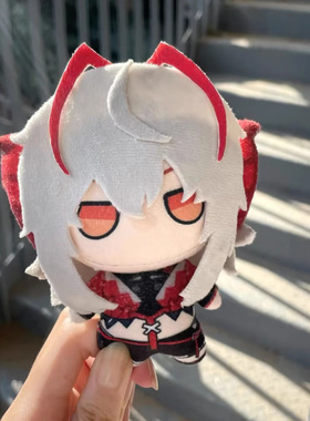 10cm明日方舟玩偶逻各斯棉花娃娃维什戴尔努努普瑞赛斯印花小