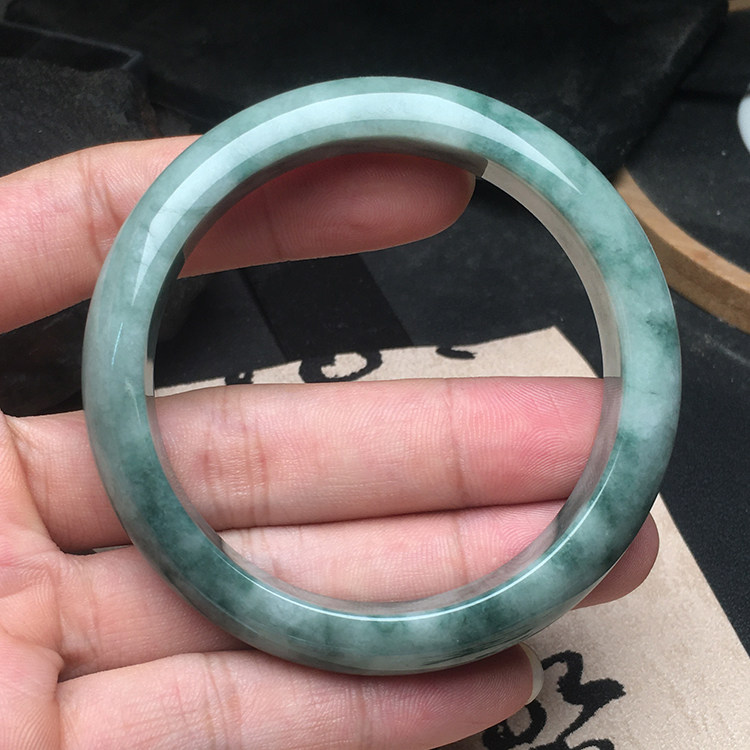 玉石寨A货翡翠手镯包邮