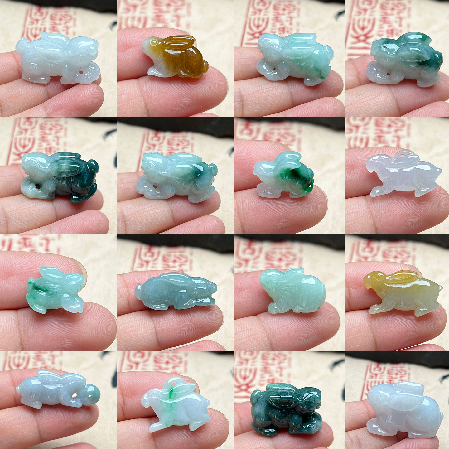 十二生肖多款自选翡翠立体小生肖精品小巧玉石吊坠A货包邮送证书