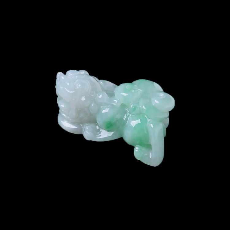 玉器貔貅皮丘男女款缅甸天然翡翠