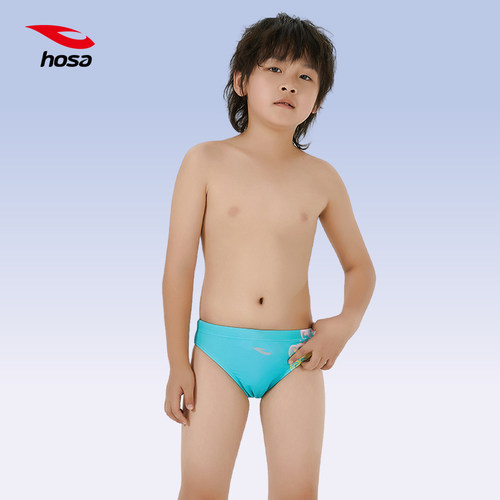 浩沙男童五分速干专业泳裤