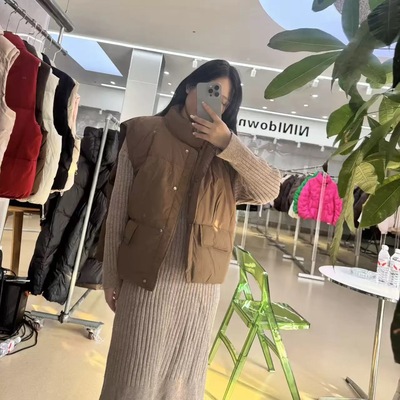 10vby鸭绒保暖羽绒马甲外套