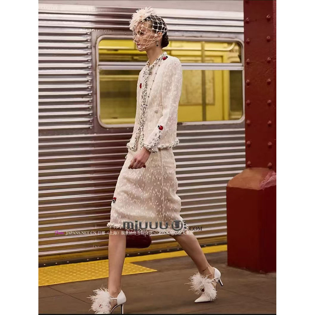 日娜高奢20XXASIA BUYER 12 fgo 优雅气质高级感重工刺绣针织上衣