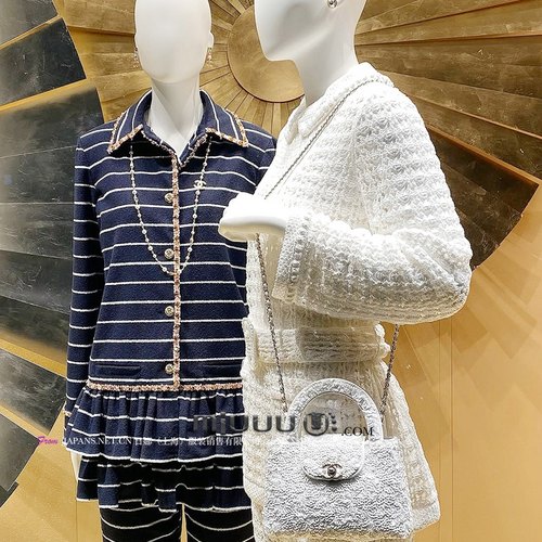 日娜高奢20XXASIA BUYER 12 hja 早春高智风白色镂空收腰针织衫女