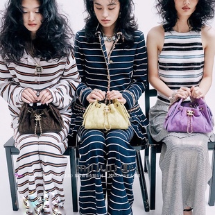 早春高智风长袖 日娜高奢20XXASIA hja 条纹针织上衣T恤 BUYER