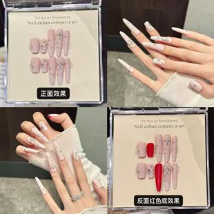 艺禾原创【信仰之光】上班族ins风十字架纯手工穿戴甲美甲片