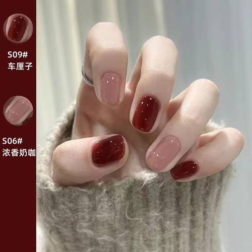 透明裸色脚指甲油2024新款免烤快干持久女甲油胶可撕拉水性指甲油