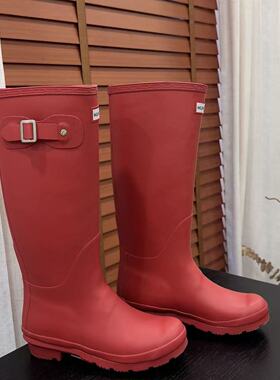 【丹丹福利秒杀不退换P】高端天然橡胶防滑长筒雨靴 201213