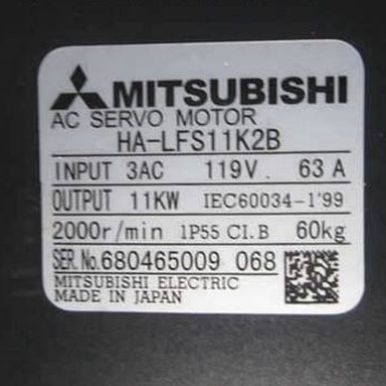 售前询价供应全新原装伺服电机HA-LFS15K2/HA-LFS11K2/HA-LFS11K2