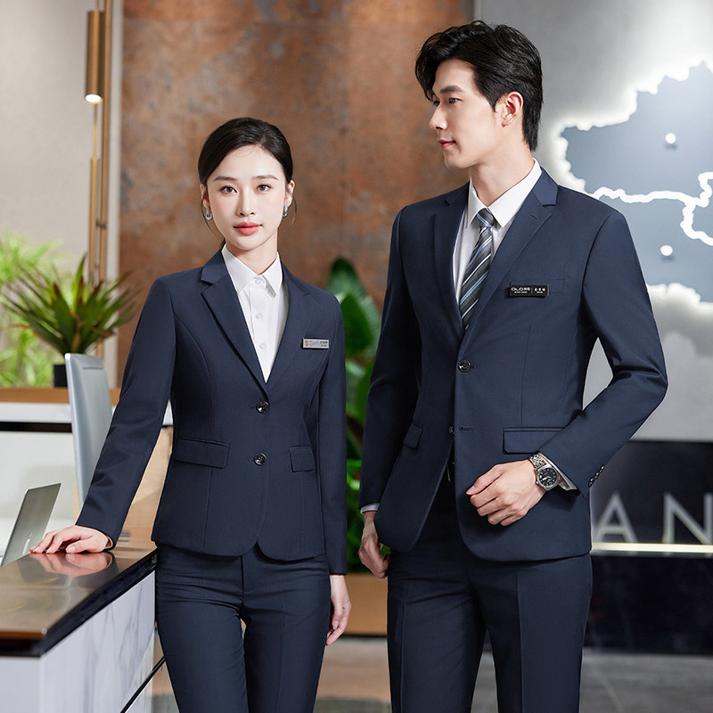 2024新款西服套装男女同款职西服套装