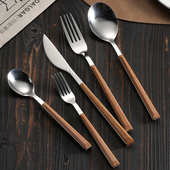 不锈钢勺子高颜值勺子家用吃饭勺子小勺子酸奶勺叉勺餐勺韩式 勺子