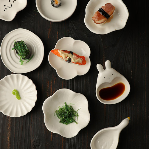 蘸料碟味碟家用小碟子蘸料酱油碟醋碟酱料碟小料碟调味碟碟子小号