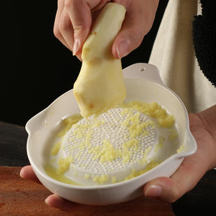 陶瓷辅食研磨器磨姜器研磨器手动捣蒜蓉磨泥器姜末蒜末压蒜器榨汁