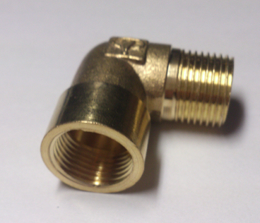 全铜弯头90度内外丝双外丝加长4分6分活接弯水管天燃气管配件