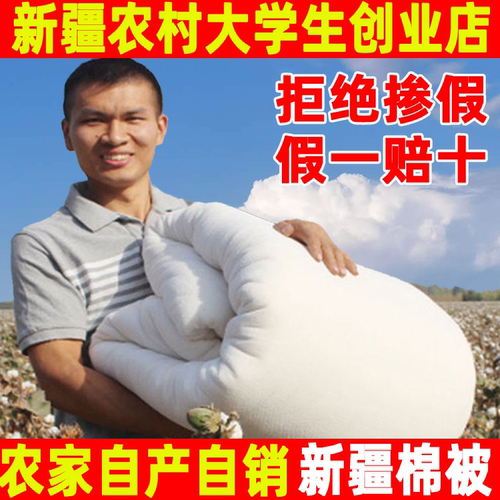 新疆棉被棉花被全棉被芯棉絮棉胎手工单双人被子褥子垫被新疆发货
