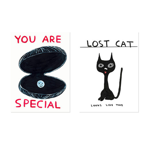 趣味装饰海报自粘油画布装饰画芯