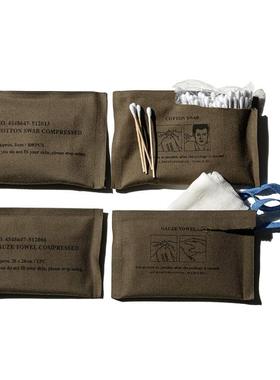 哈伯㊣日本puebco 户外露营一次性毛巾可应急纱布便携旅行可带