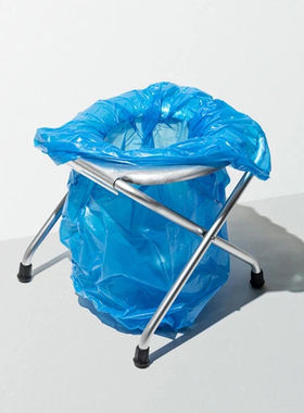 日本puebco便携式铝制马桶凳坐便椅坐便器便携式家用折叠