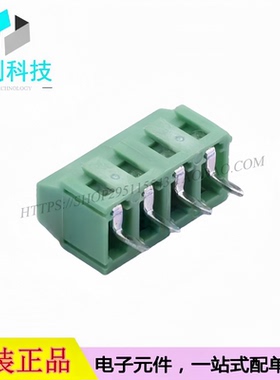 DB125-3.81-4P-GN-S 螺钉式接线端子 间距3.81mm 直插1x4P 绿色