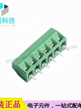 DB125-3.81-6P-GN-S 螺钉式接线端子 间距3.81mm 直插1x6P 绿色