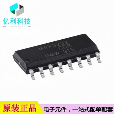 MAX3232CDR SOP-16低功耗多通道收发器RS232芯片