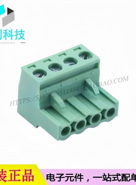 DB2EK-5.08-4P-GN-S 插拔式接线端子 间距5.08mm 公插头1x4P 绿色