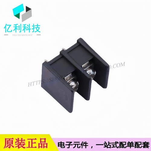 MX25C-7.62-02P-BK01-Cu-S-A 栅栏式接线端子 间距7.62mm直针1x2P